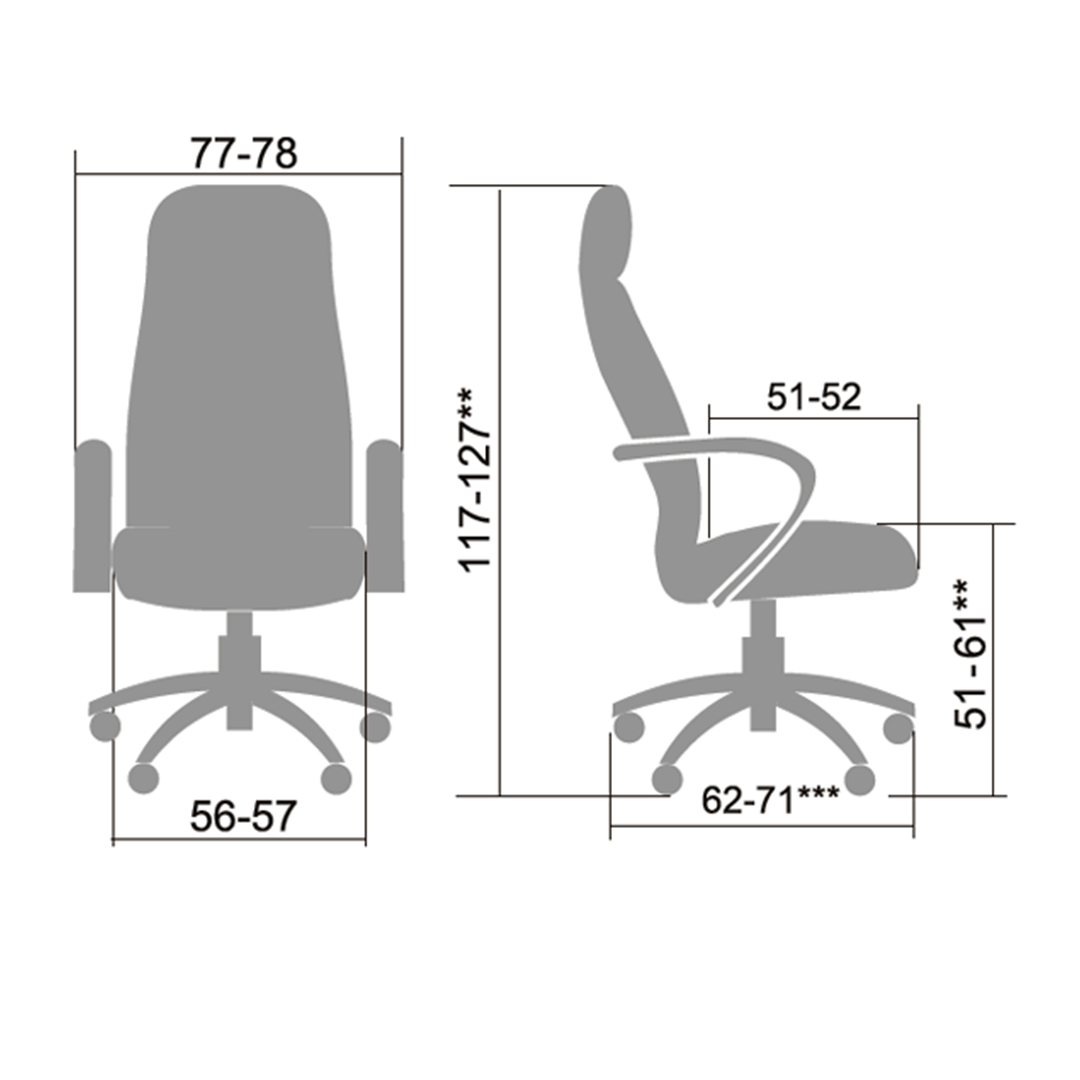 Кресло руководителя Lux 3