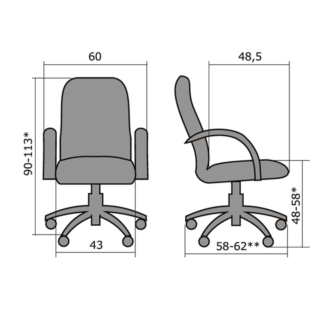 Գրասենյակային աթոռ Comfort low 3